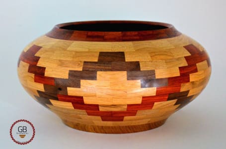 Hand turned wooden bowls